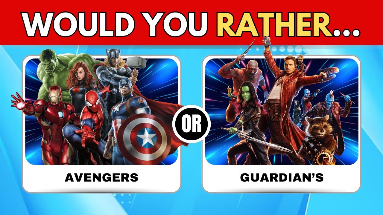 Would You Rather? | Marvel Edition🤖💪🏼⚡