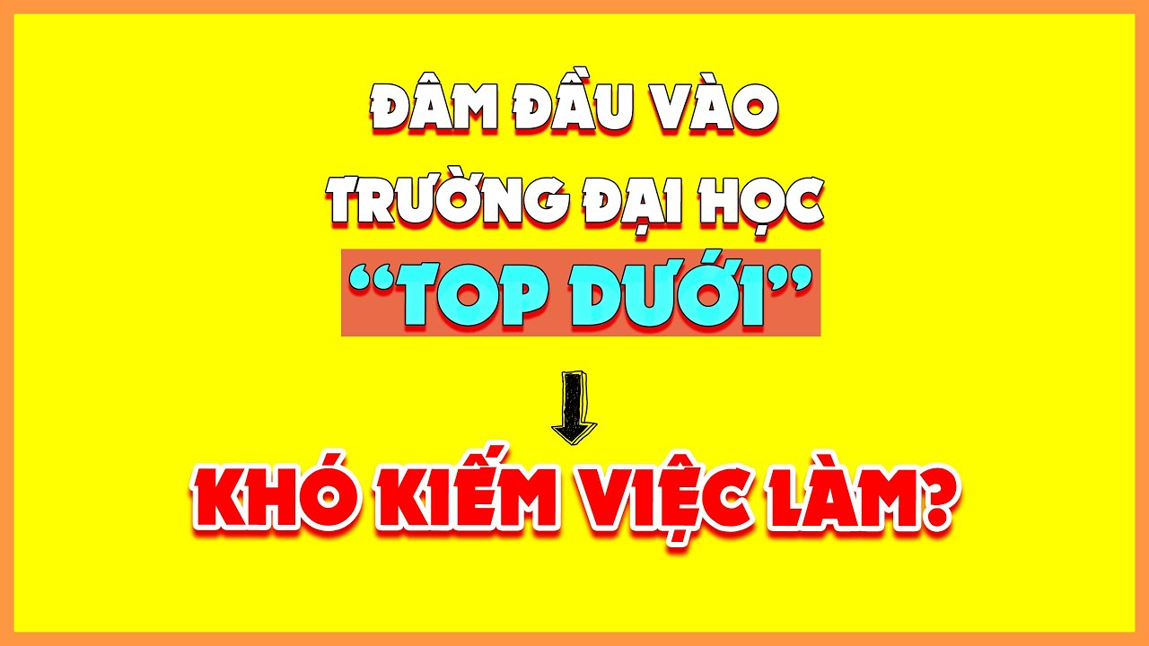 Đừng Vào Trường Đại Học Dân Lập Top Dưới? | SuperTeo
