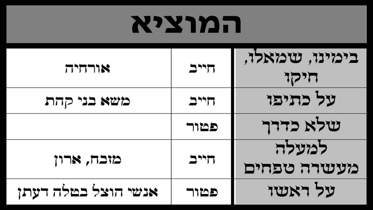Daf Yomi -- Shabbos 92 (With charts and diagrams)