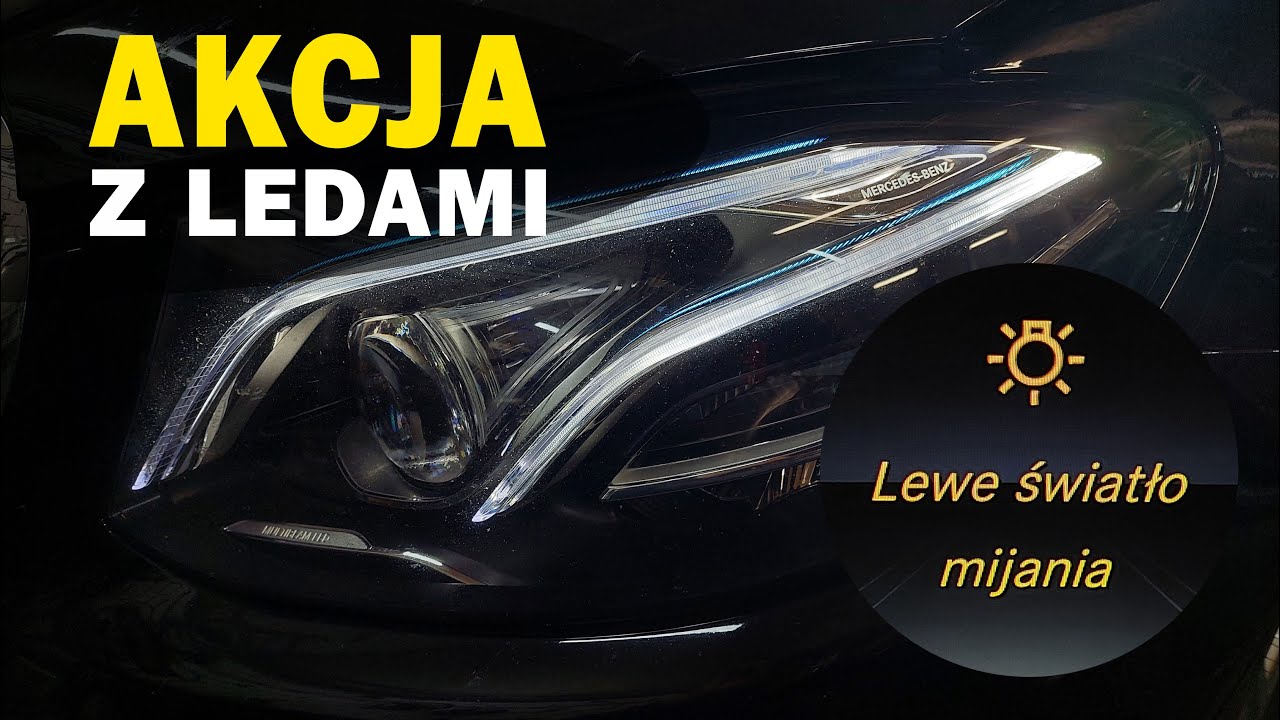 Usterka świateł LED Mercedes