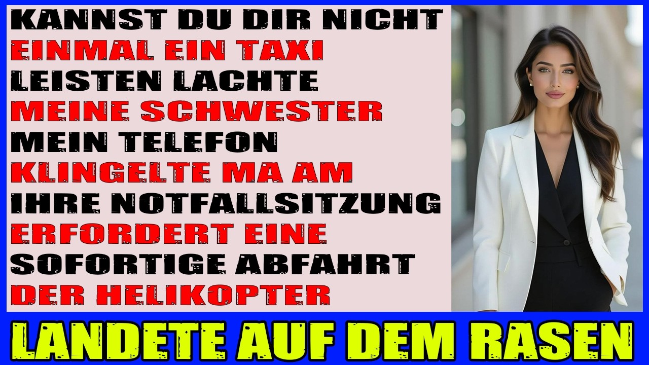 Sie zwangen mich mit dem Bus zur Familienfeier zu fahren  dann rief mein Pilot an