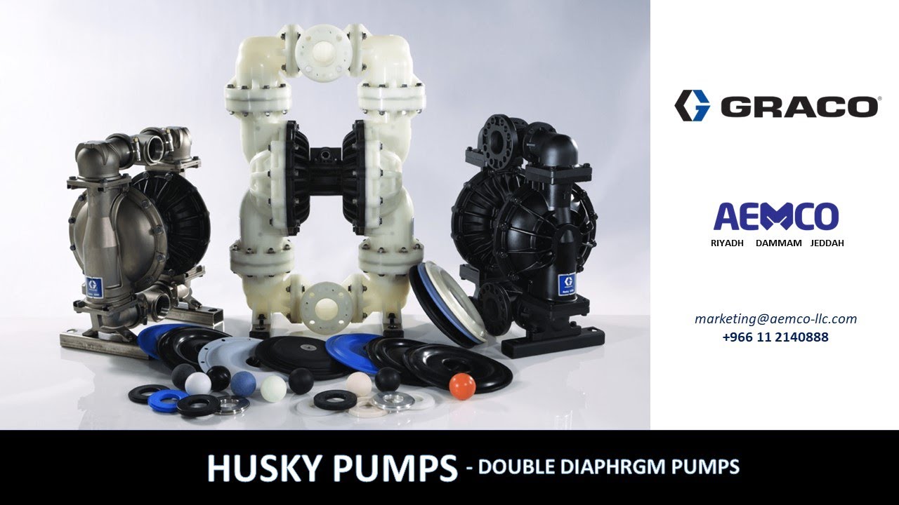 GRACO HUSKY PUMP  -  Double Diaphragm Pump - AEMCO SAUDI ARABIA