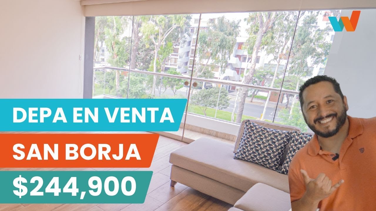 DEPARTAMENTO en San Borja ➡️[EN VENTA] - Vive Frente a Parque 🌳y cerca al PENTAGONITO 🚨$244,900