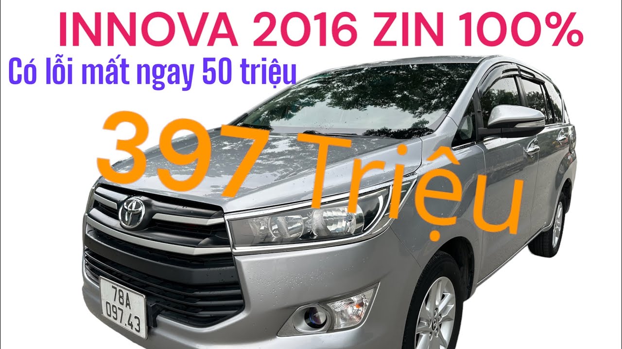 ⛔13/10/2023⛔ innova 2016 ( zin 100% ) máy zin , sơn zin , 100% ko lỗi , Alo Trường 0972 147 247