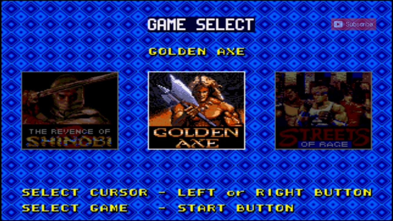 Mega Games 1-6 SEGA Megadrive/Genesis - All gameplays