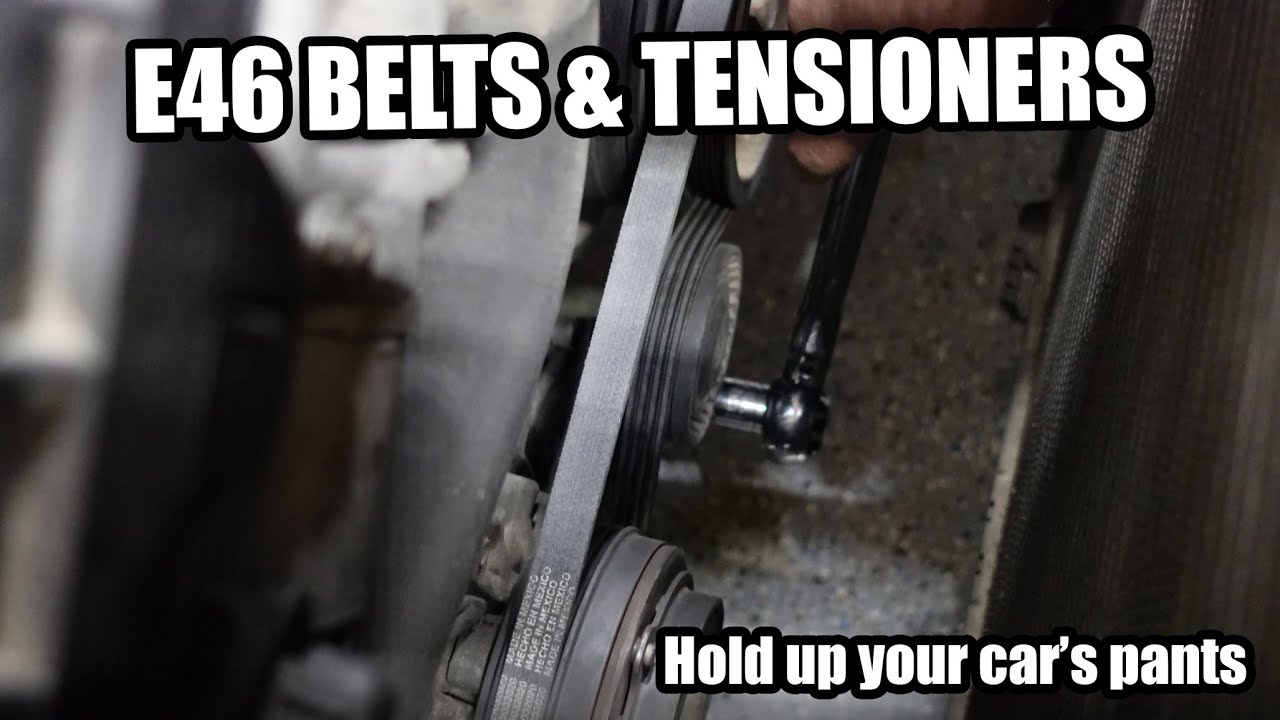 DIY E46 serpentine/accessory belt and tensioner replacement (e-fan, hydraulic tensioner)