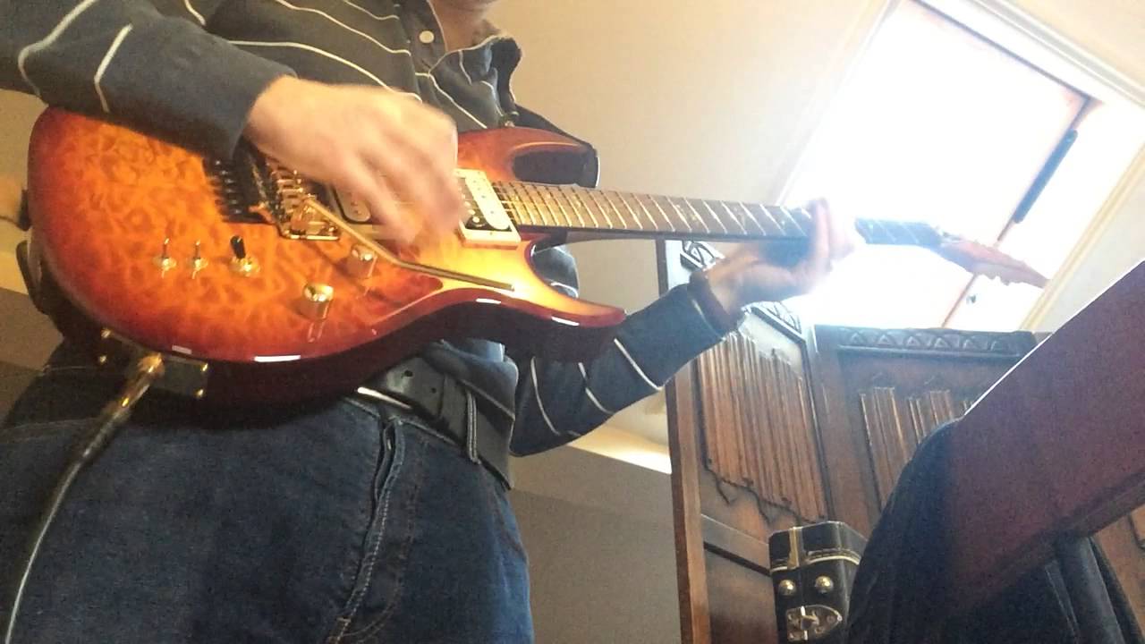 Carvin DC127 BKP Pickups through Cornford Hellcat