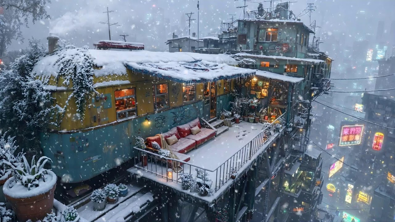 NO ADS Tokyo Ramen Rain ☔🍜 | Cozy Late Night Lofi Beats Chill Vibes