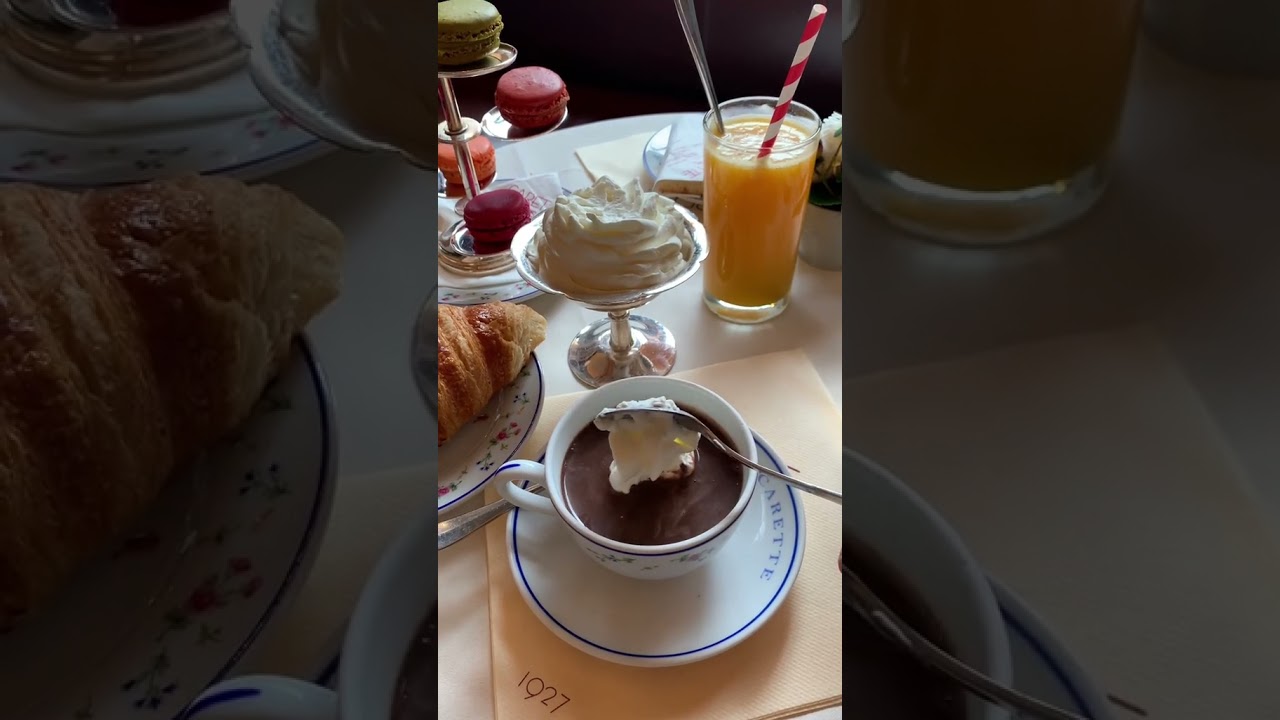 Breakfast at Cafe Carette #paris #france #breakfast #travel #travelvlog