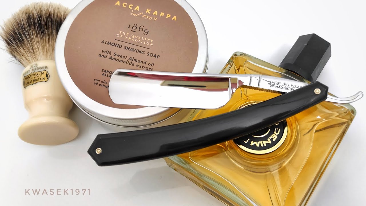 Thiers Issard 6/8 Acca Kappa Almond shaving soap Simpson Commodore X3 #30