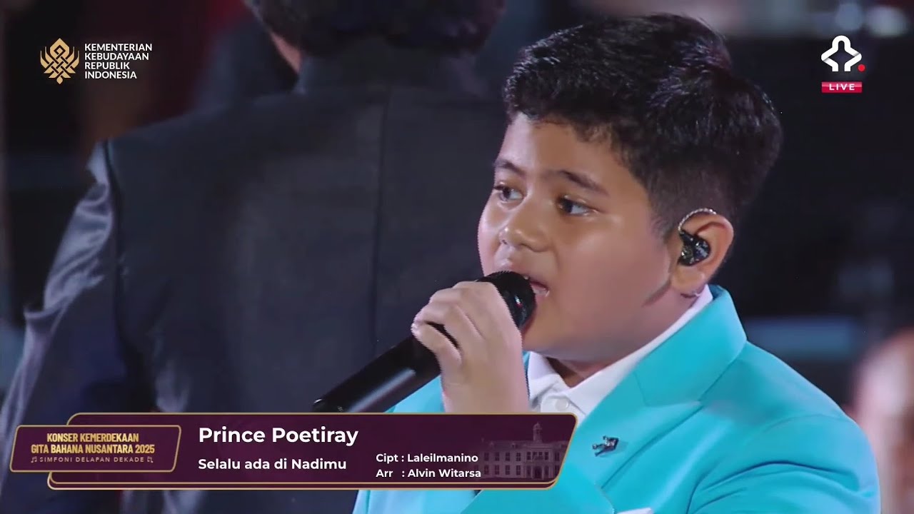 Prince Poetiray - Selalu ada di Nadimu (OST Jumbo) - Live Konser Gita Bahana Nusantara 2025
