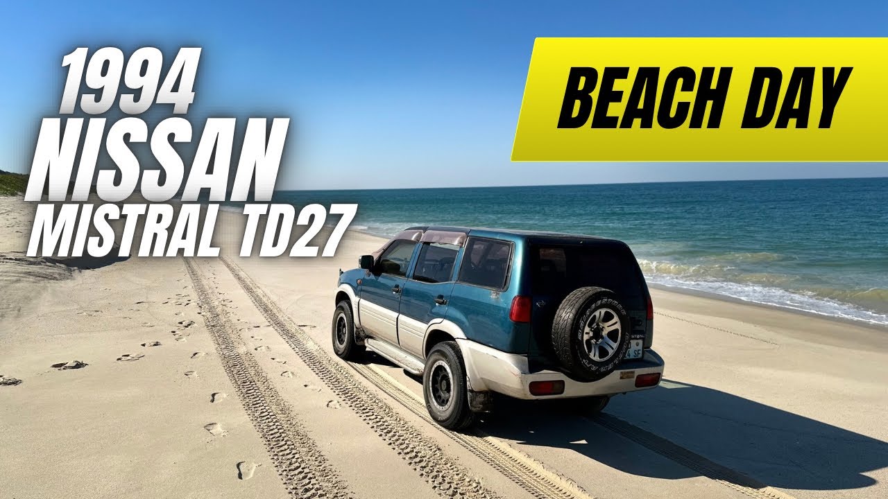Beach Day Adventure with My Nissan TD27! | Planes, Sand & Good Vibes