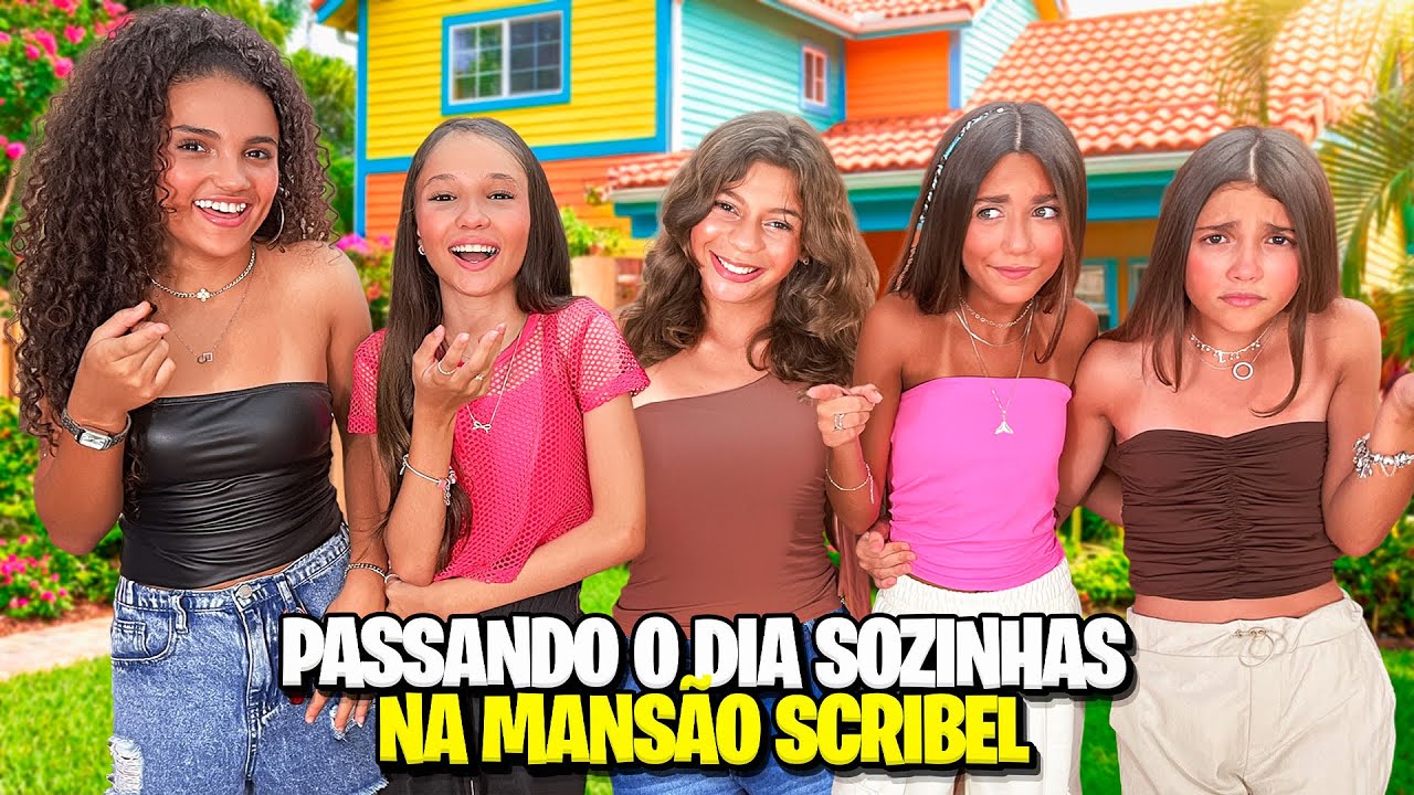 A JAMINE PASSOU O DIA INTEIRO NA MANSÃO SCRIBEL COM AS AMIGAS •Jamine Dutra•