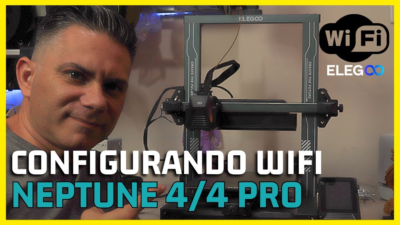 WIFI Como Configurar Impressora 3D - ELEGOO NEPTUNE 4 e 4 PRO