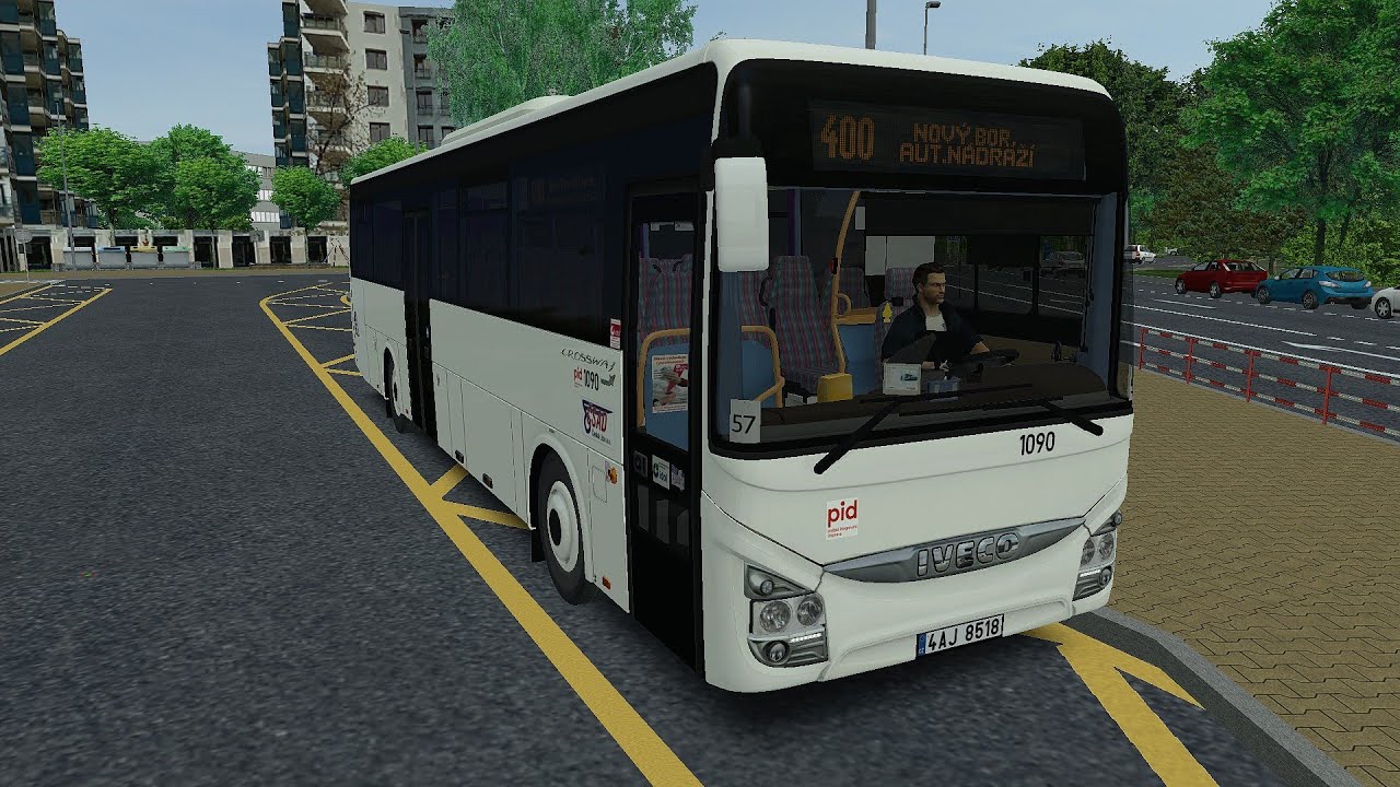 OMSI 2 | 501400/22 - Praha,Střížkov - Nový Bor,aut.nádr. | Irisbus Crossway 12M Ev.č. 1090