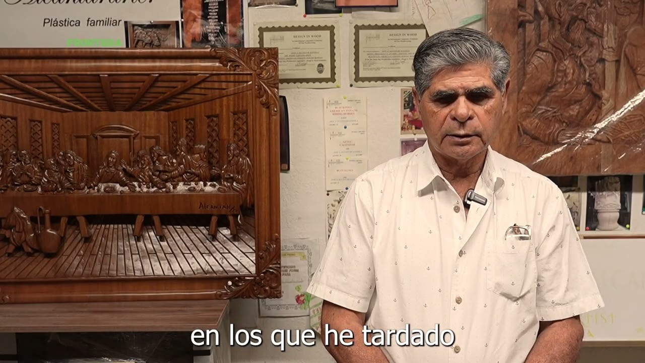 Más de medio siglo tallando historias en madera