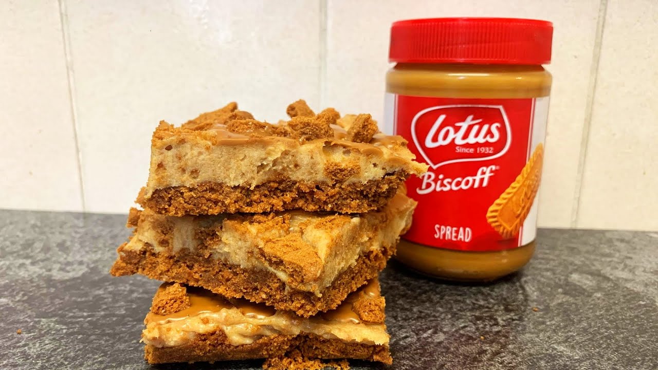 How To Make Lotus Biscoff Slice | Just 4 Ingredients