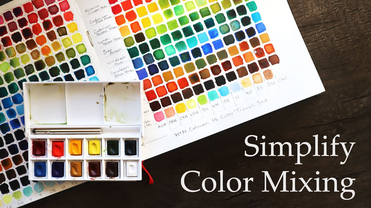 Your Sketchbook Needs This Color Mixing Chart