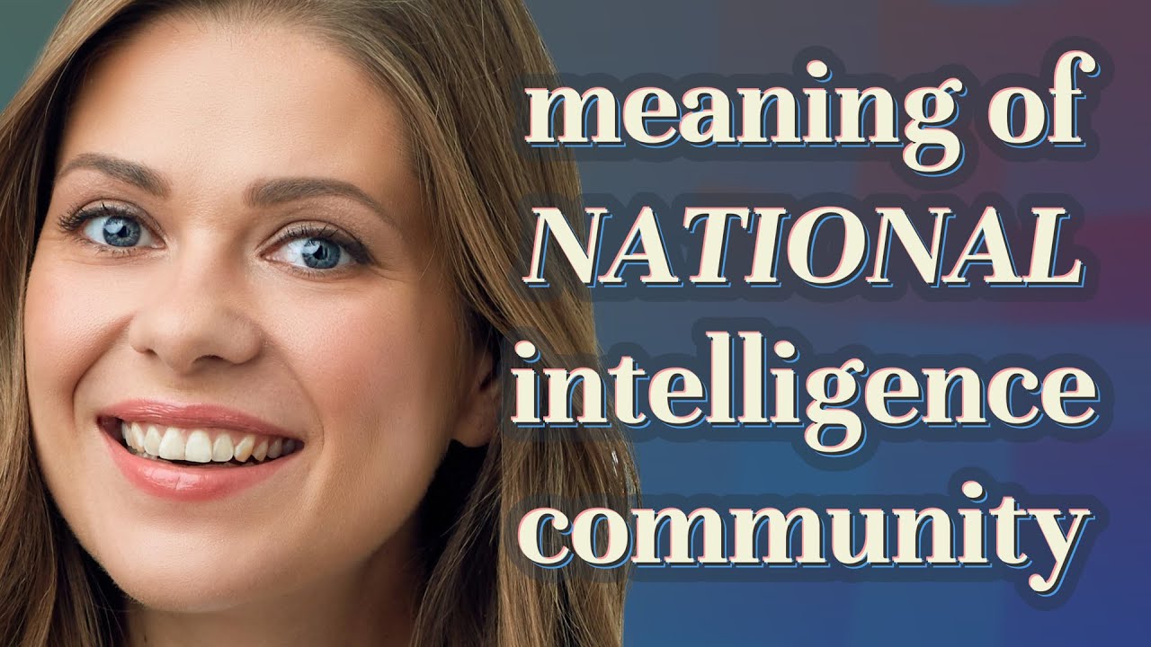 National intelligence community | meaning of National intelligence community
