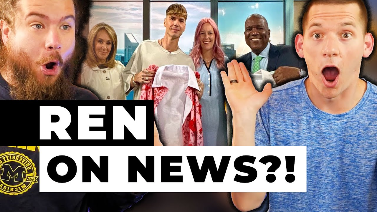 REN WAS ON THE NEWS?! 👀 Lyme Disease Awareness Reaction - Fox 5 NY