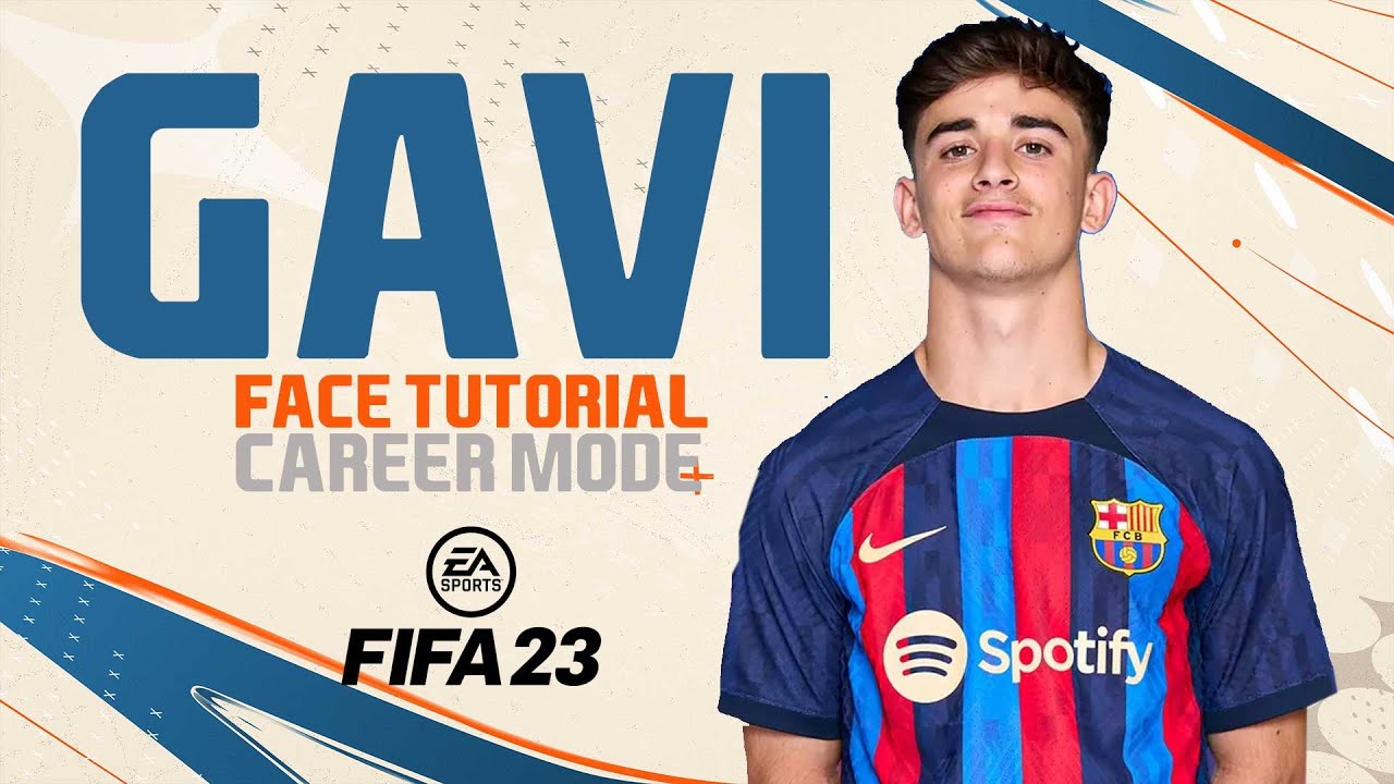 FIFA 23 GAVI FACE FIFA 23 PRO CLUBS LOOK ALIKE | TUTORIAL + STATS | CAREER MODE | BARCELONA FC