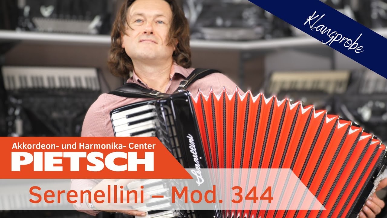 Akkordeon - Serenellini Mod. 344 - Klangprobe