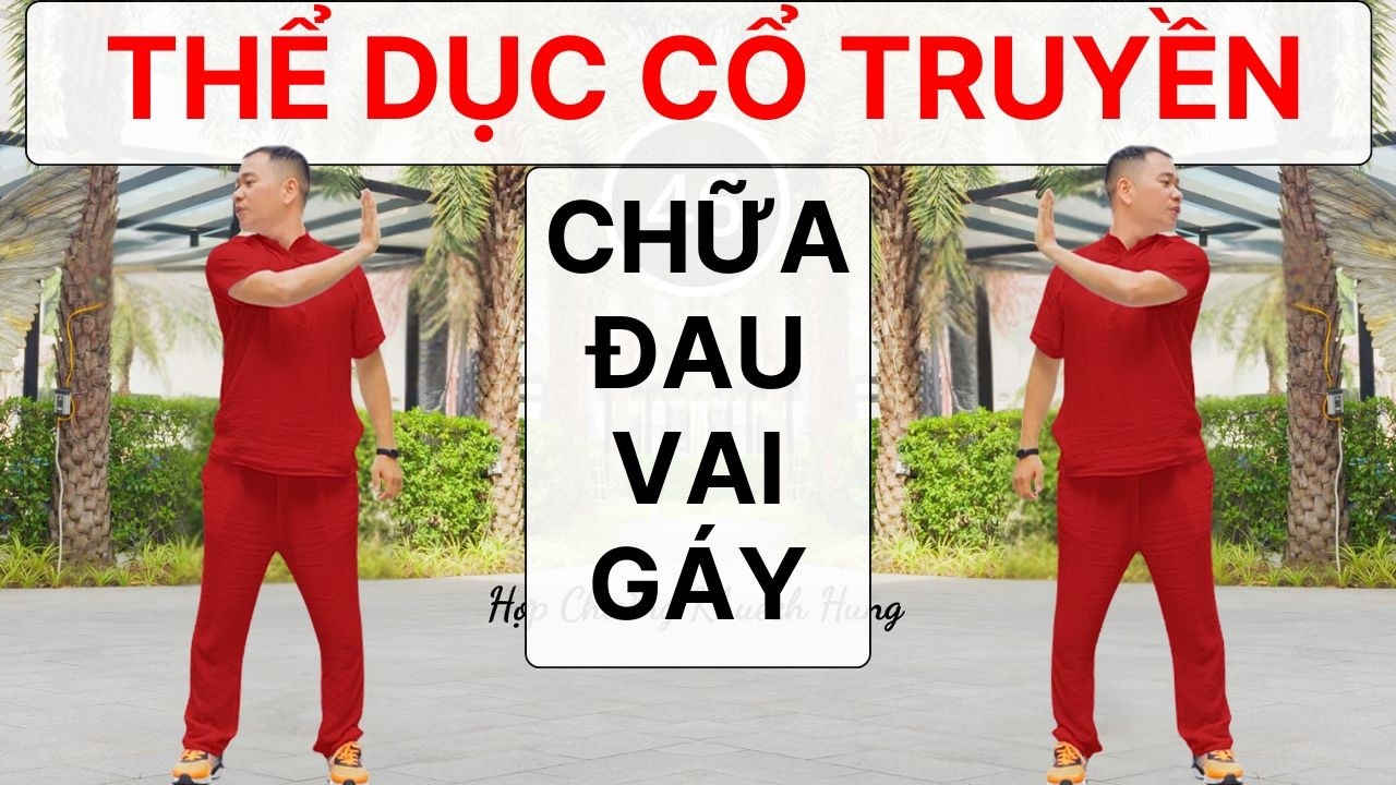 Hết ngay ĐAU VAI GÁY với 10 phút dưỡng sinh cổ truyền (Phòng tránh Đột Quỵ) | Hải Ninh Yoga
