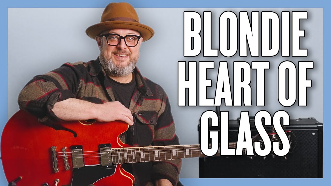 Урок игры на гитаре Blondie Heart of Glass + Обучающее видео