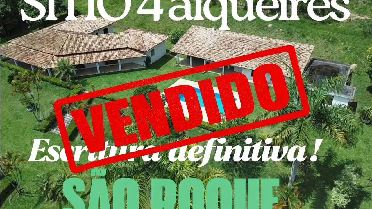 #328#🌿 SÍTIO À VENDA – SÃO ROQUE/SP , 4 alqueires em região privilegiada, com estrutura completa!