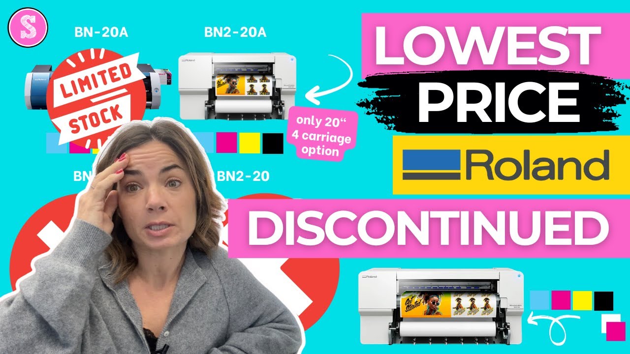 Cheapest Roland Print and Cut Machine Being Discontinued - Now What?