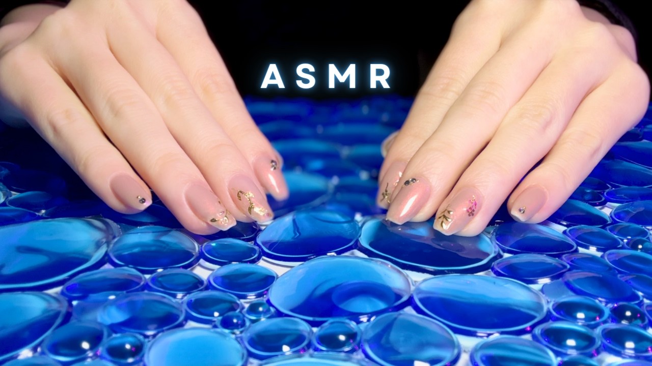 ASMR Slow & Delicate&hellip;😴Relaxing Tapping💐(with background music)