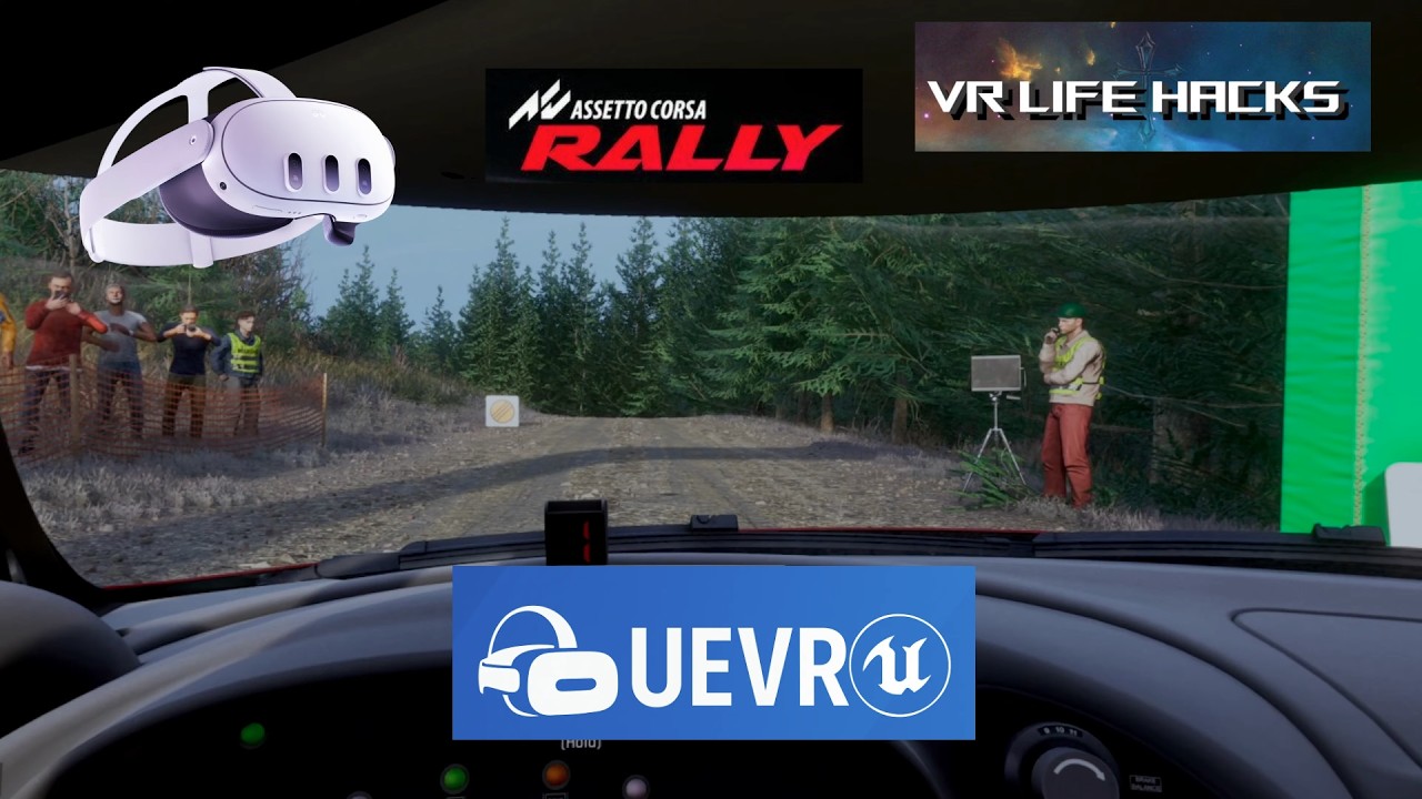 Assetto Corsa Rally UEVR - NVIDIA GeForce RTX 4070 - Meta 3 OpenXR