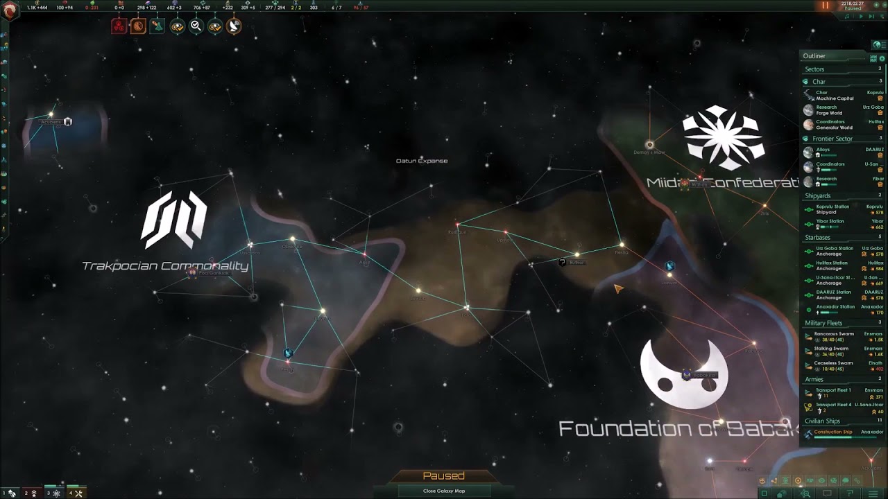 Stellaris v3.0.3 - Driven Assimilator Aetherophasic Engine Rush by 2263 (GA Advanced Start)
