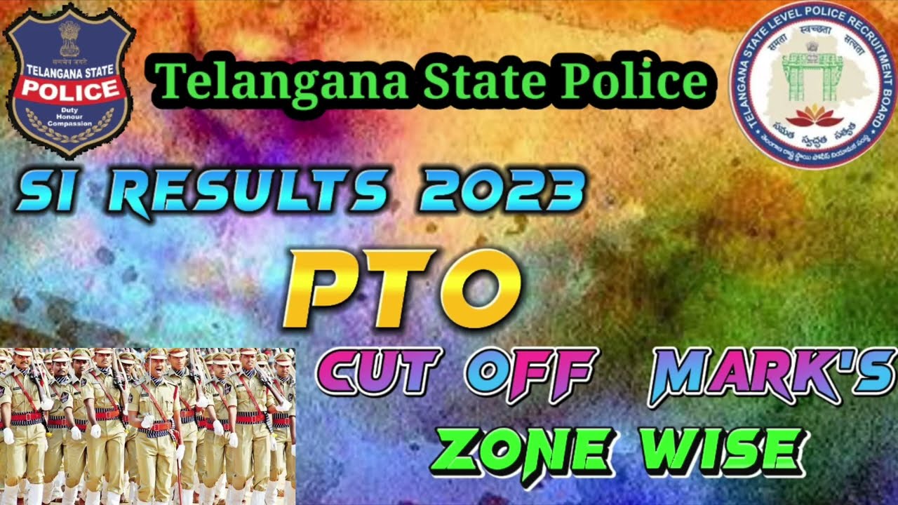 Telangana State Police Sub inspector Results 2023 PTO #tslprb #cutoff ##pto #finalcutoff #police2023
