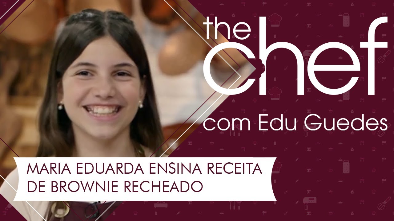 Filha de Edu Guedes ensina a fazer brownie recheado | THE CHEF