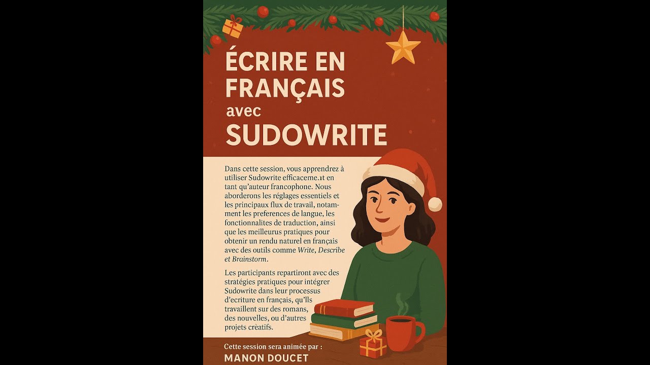 Workshop: Ecrire en Francais avec Sudowrite