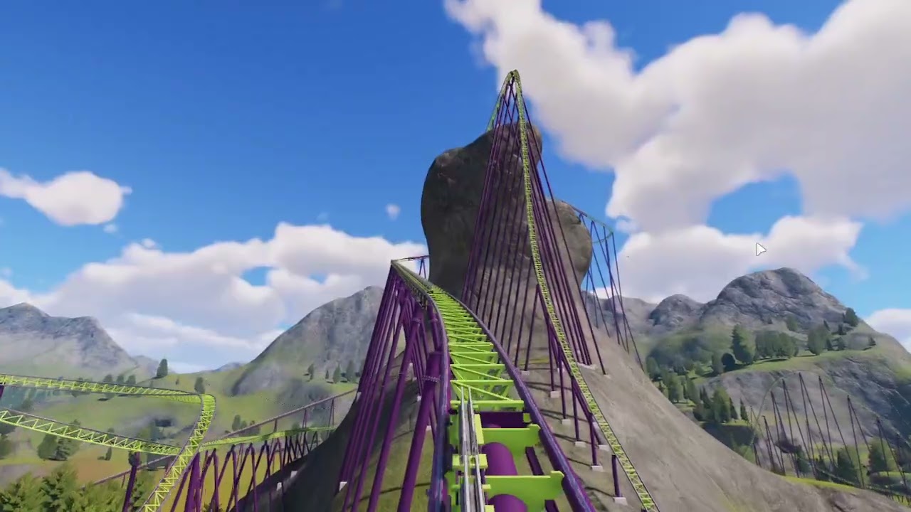The Biggest Bird, Falcons Flight Style Giga Coaster, Planetcoaster 2