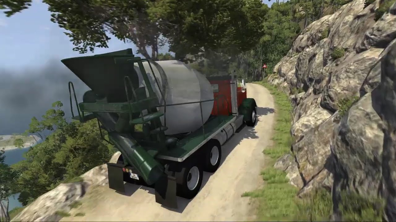 Cliff Drops #19 - BeamNG DRIVE | Cliff Fall