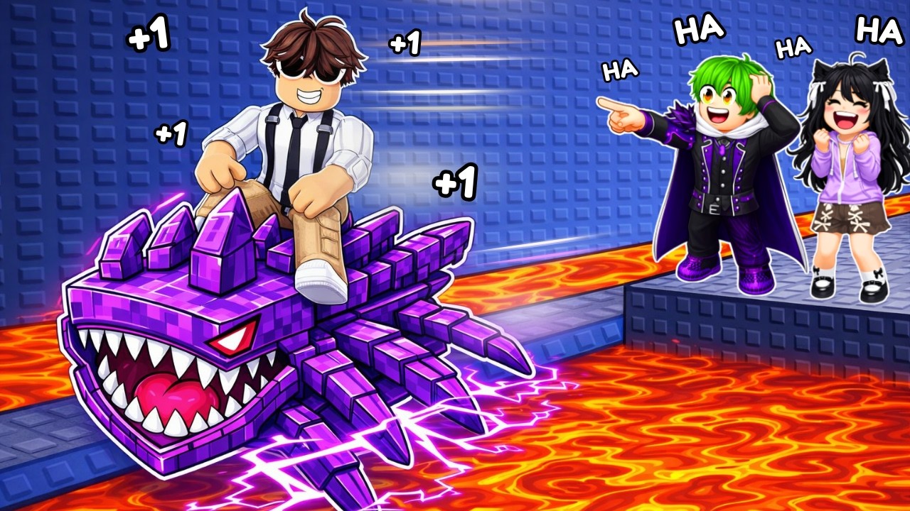I Pretended To Be A NOOB Then Used OP SEA MONSTER In +1 Speed Escape!