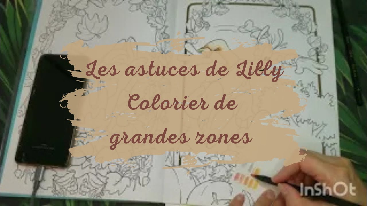 Les astuces de Lilly - colorier de grandes surfaces