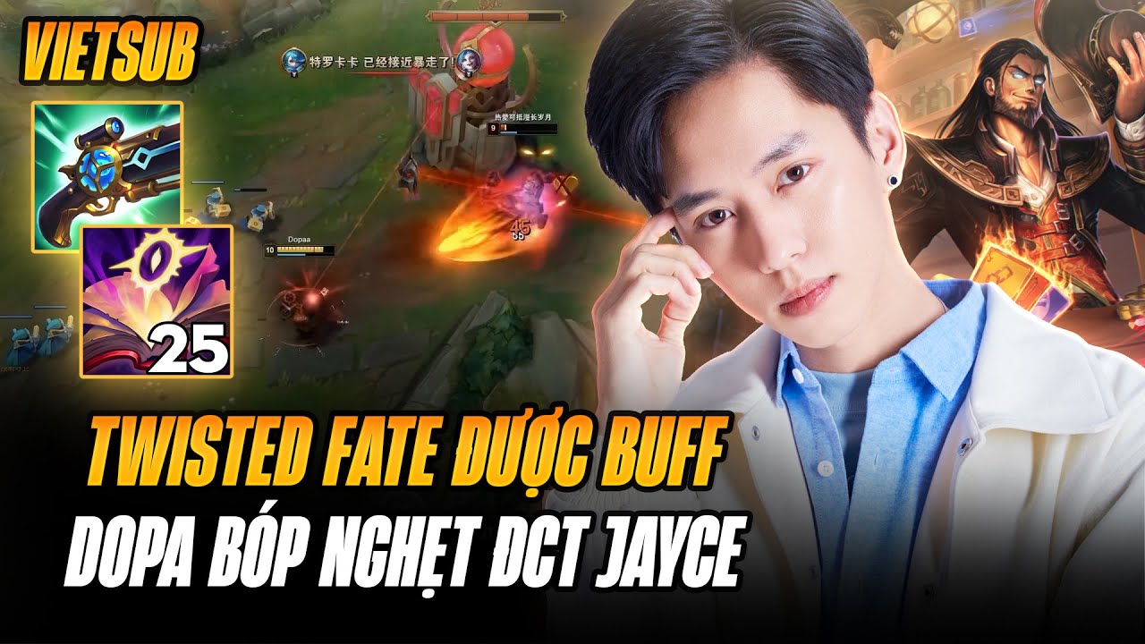 (Vietsub) Twisted Fate Được Buff Và Cách Dopa Out Trình Đại Cao Thủ Jayce Farm 25 Sách Mejai
