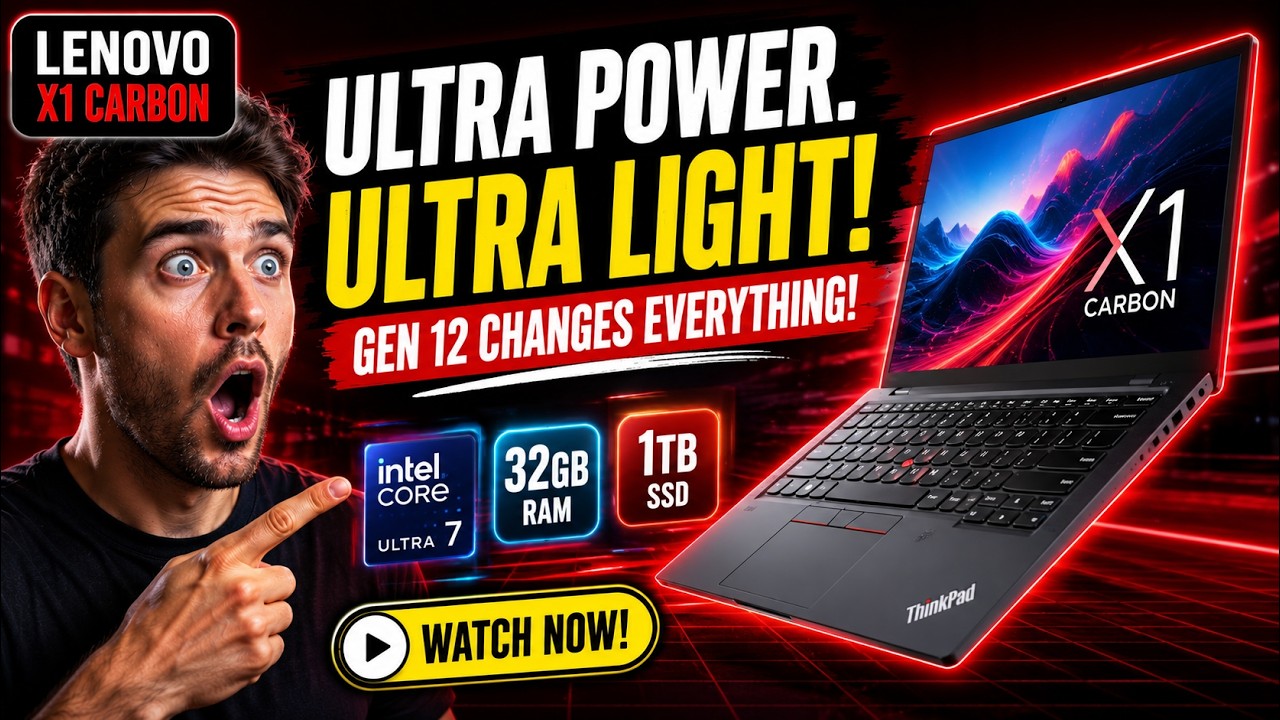 Обзор Lenovo ThinkPad X1 Carbon Gen 12 | Intel Core Ultra 7 155U | 32 ГБ ОЗУ | Бизнес-ноутбук 202...