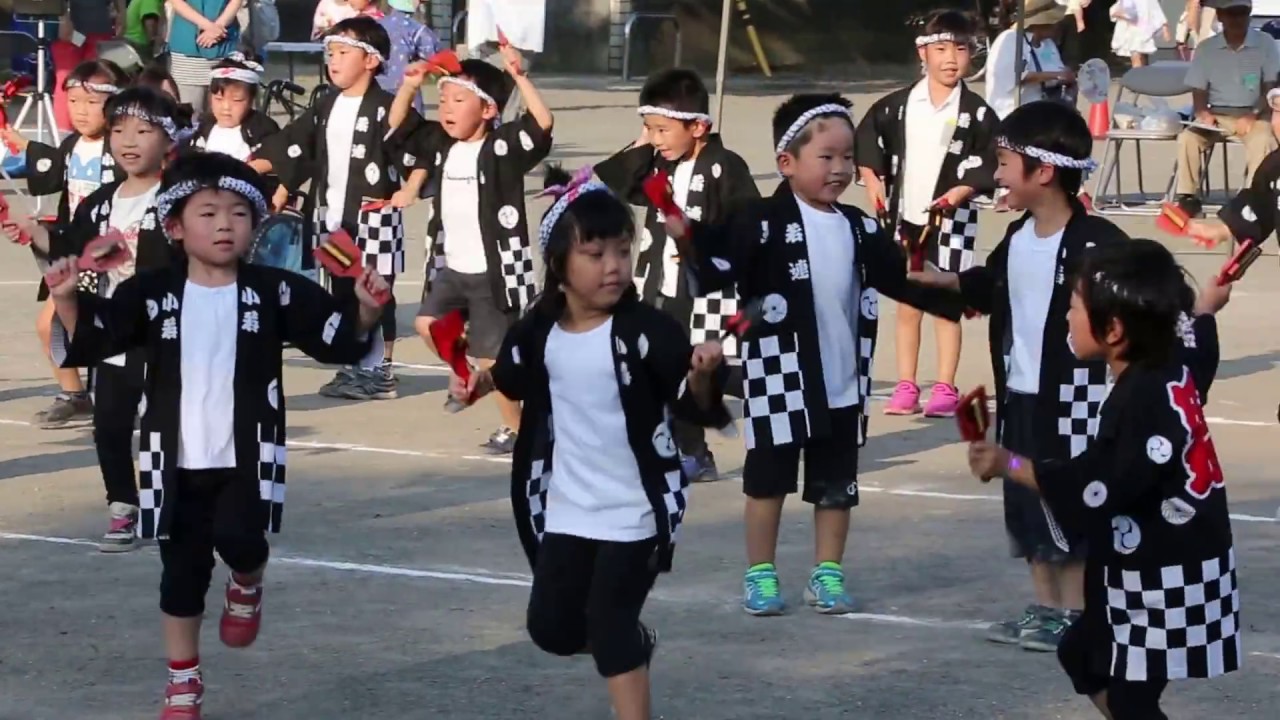 平成２９年度　みなみ保育園　夏祭り　よっちょれの様子