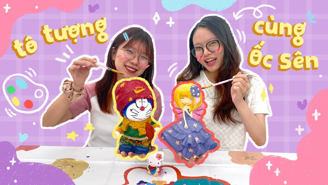 [Ocsenshop] 💓 ĐÚ TREND TÔ TƯỢNG NGAY GIỮA CỬA HÀNG ỐC SÊN 👀🎨