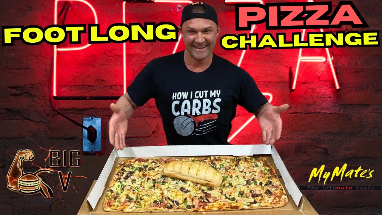 My Mates Footlong Pizza Challenge