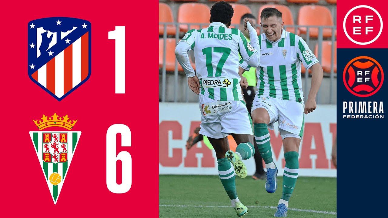 Resumen #PrimeraFederación | Club Atlético de Madrid 