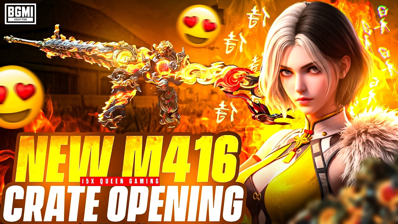 Finally Got M416😍🔥| BGMI LIVE w 15xQUEEN #bgmilive #girlgamer #pubgmobile #shortsfeed