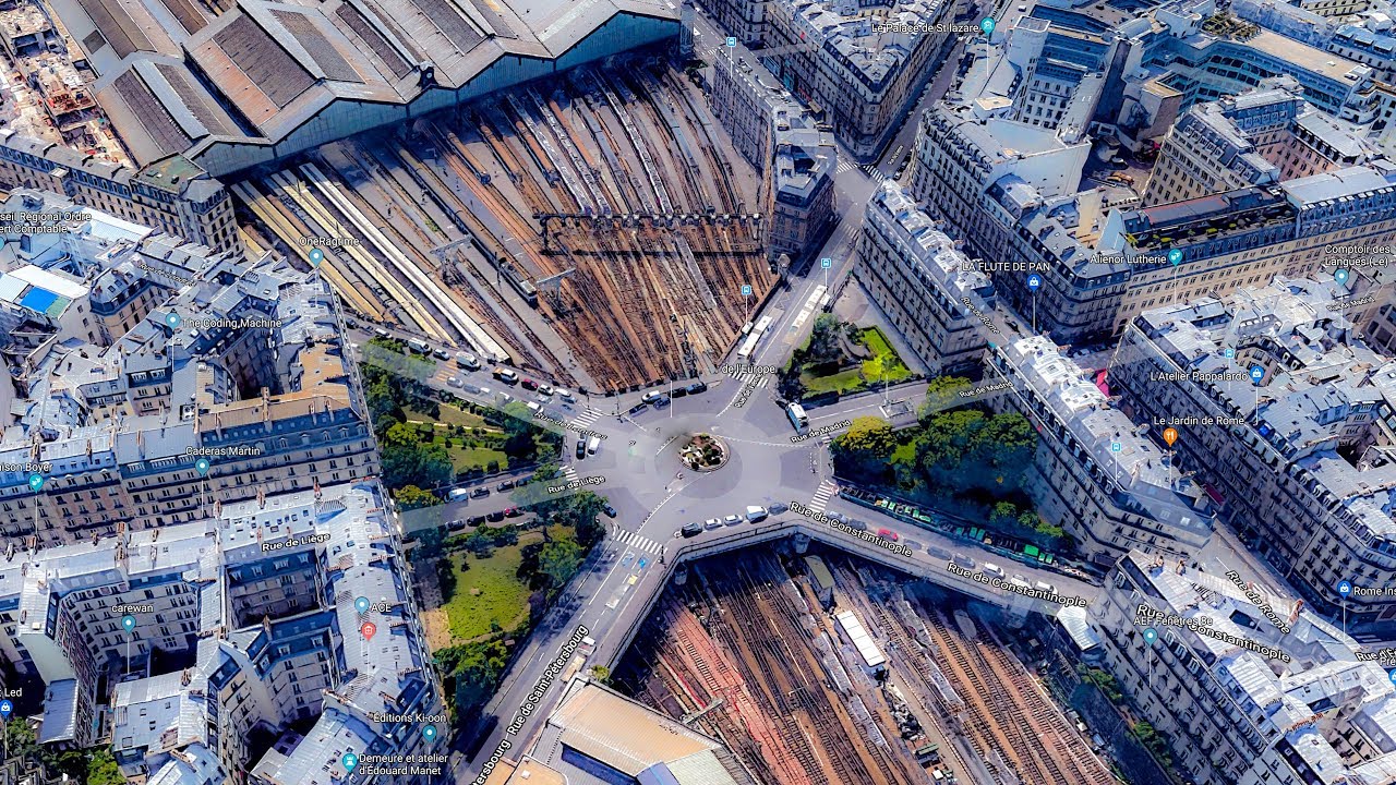 A Walk Around Place de l'Europe-Simone Veil, Paris