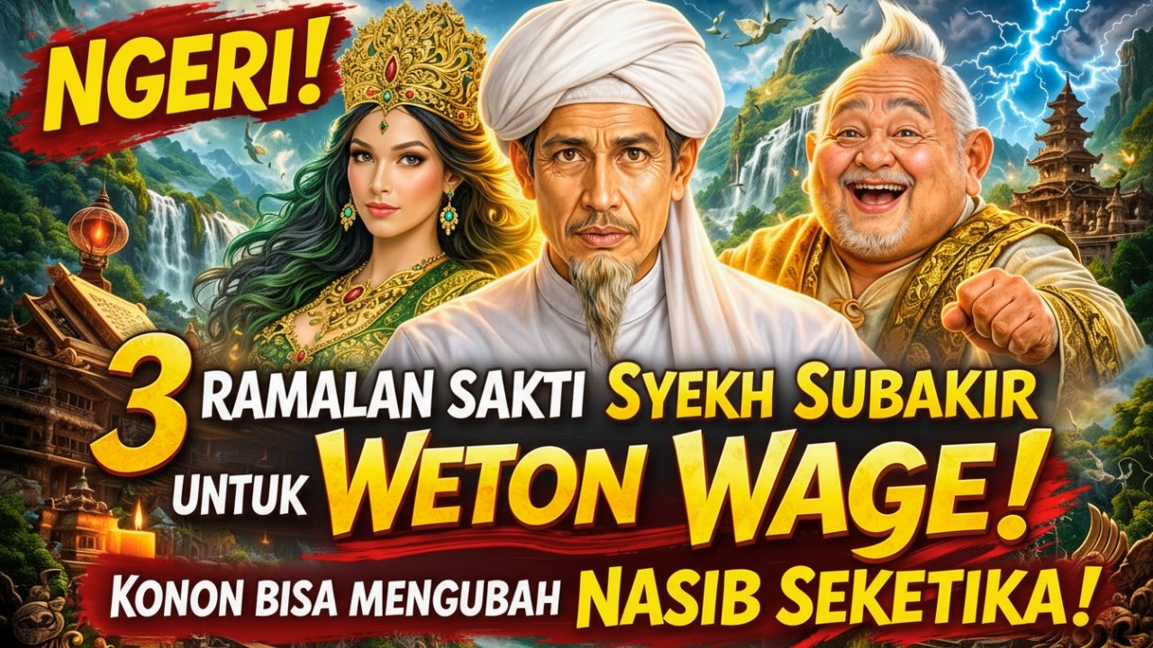 NGERI ! 3 Ramalan Sakti Syekh Subakir untuk Weton Wage — Konon Bisa Mengubah Nasib Seketika !