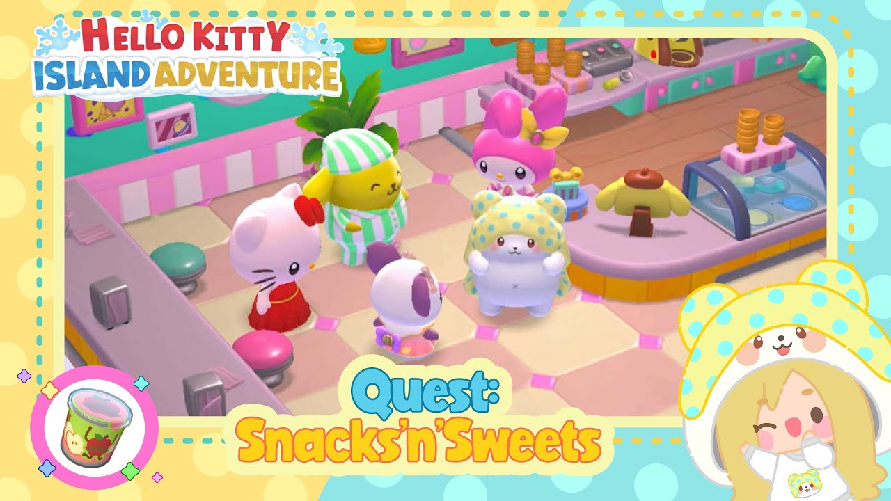 Snacks'n'Sweets! Hello Kitty Island Adventure. #sanrio 